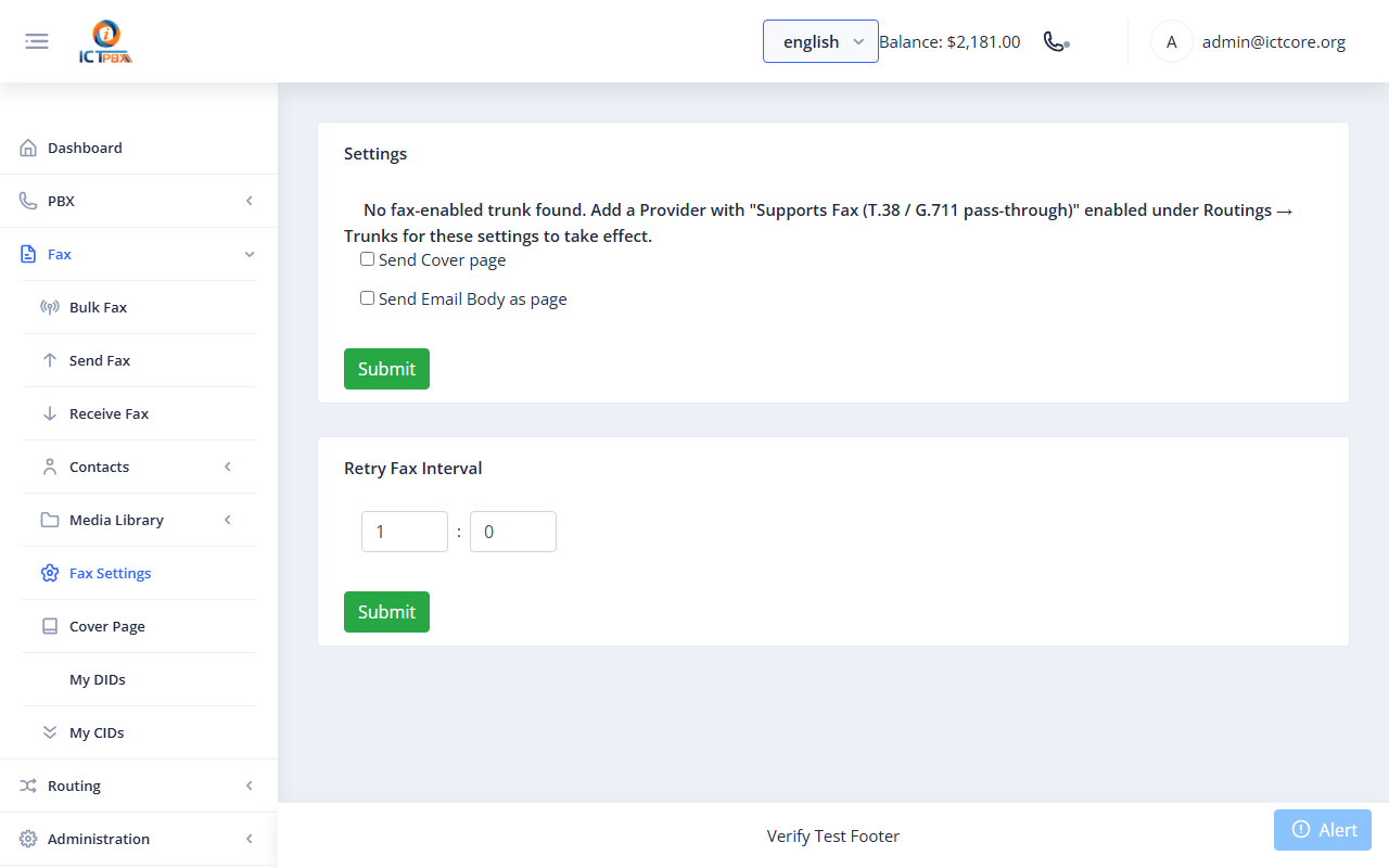 13c. Email Delivery screenshot 39