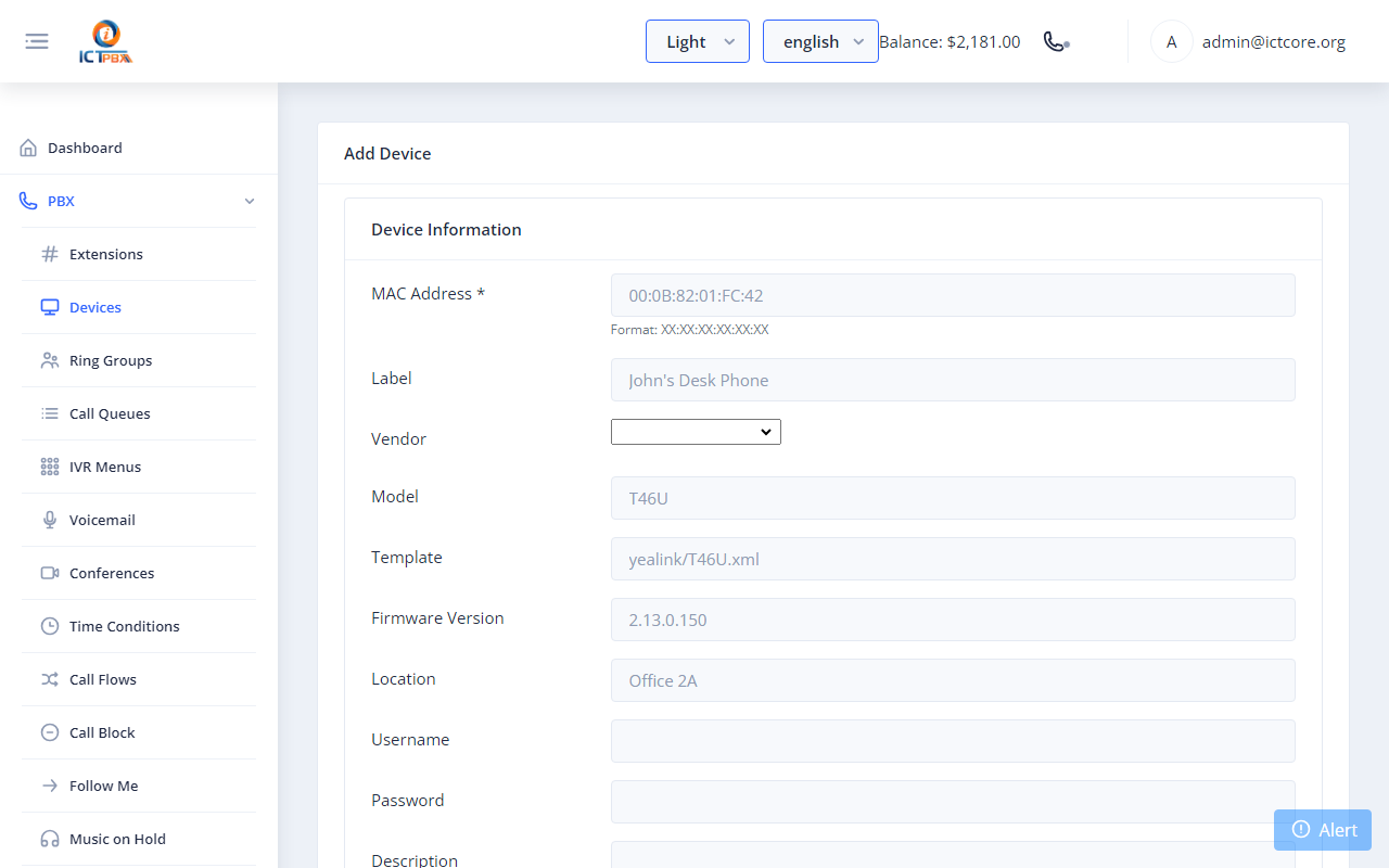 6a. Create a Device Record screenshot 21