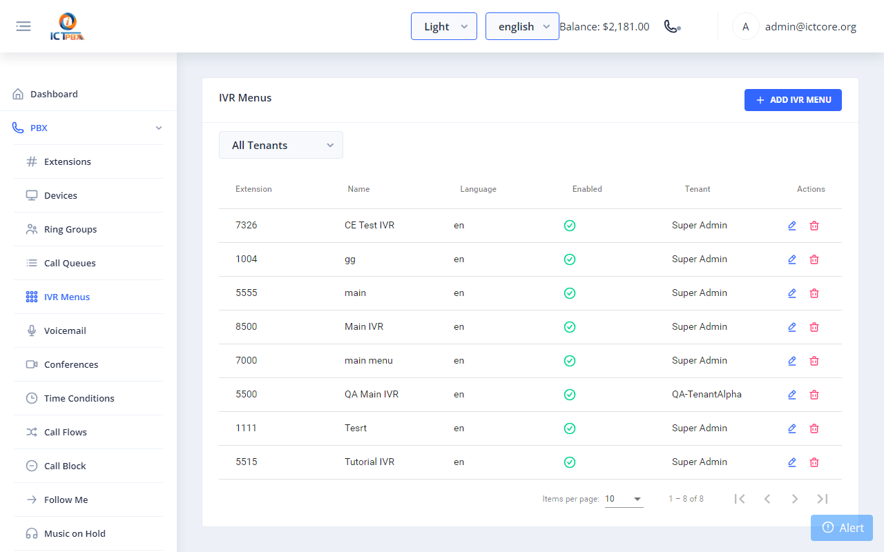 8. Setting Up an IVR Menu screenshot 25